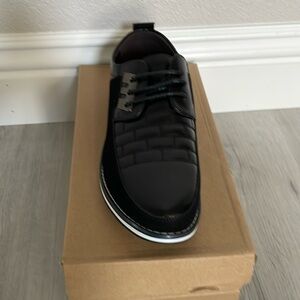 Men’s Black Gatsby Tie Dress Shoes